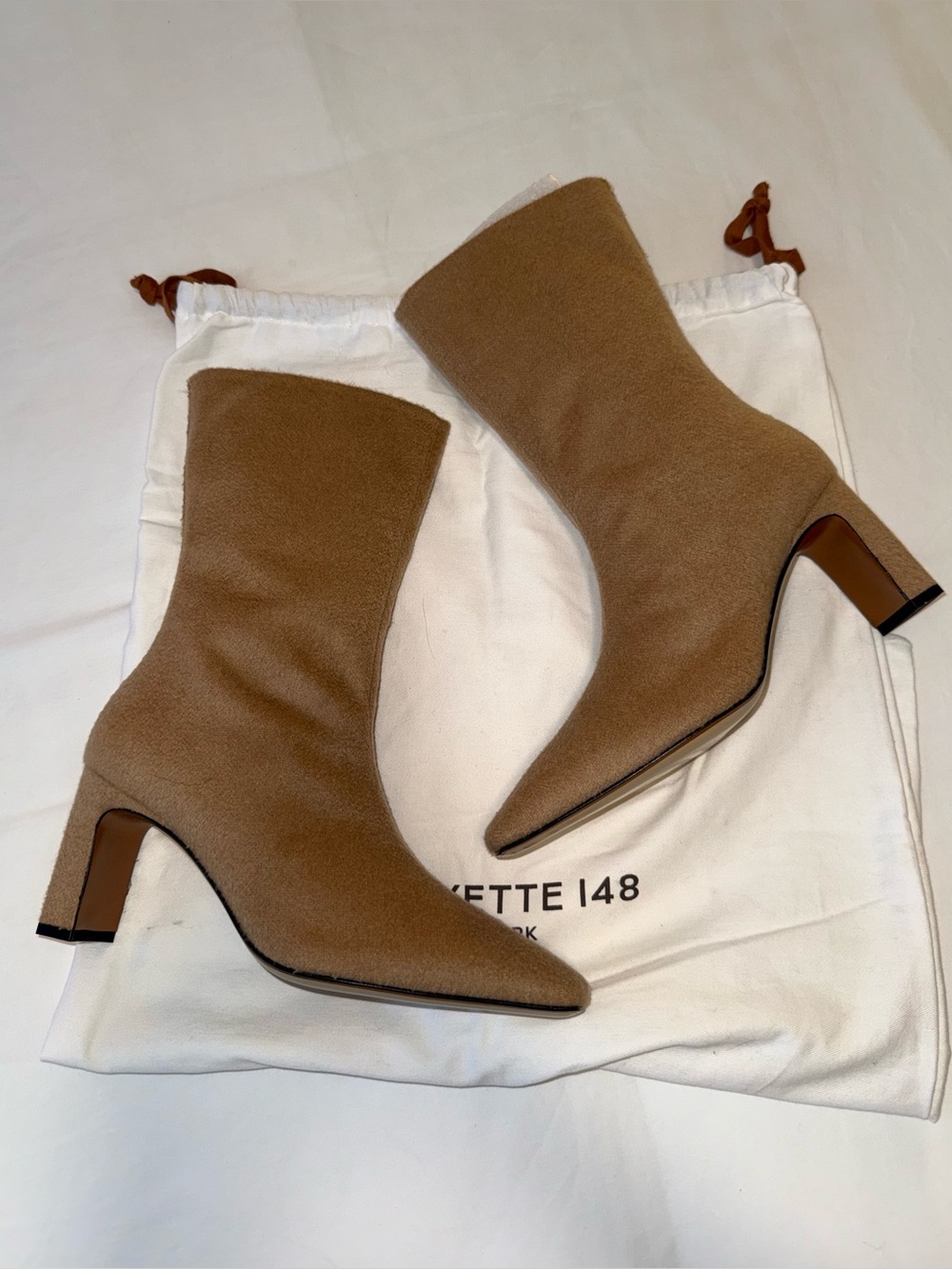 Lafayette 148 Suede Heeled Boots